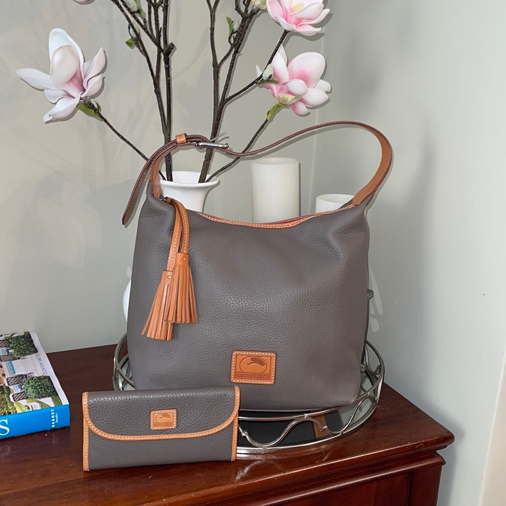 Dooney & Bourke Leather Shoulder Bag & Wallet